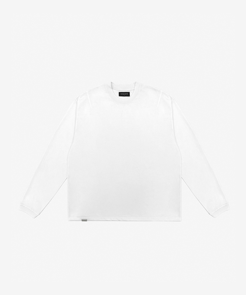 DPRIQUE디프리크 Classic Long Sleeve T-Shirt - Flat White