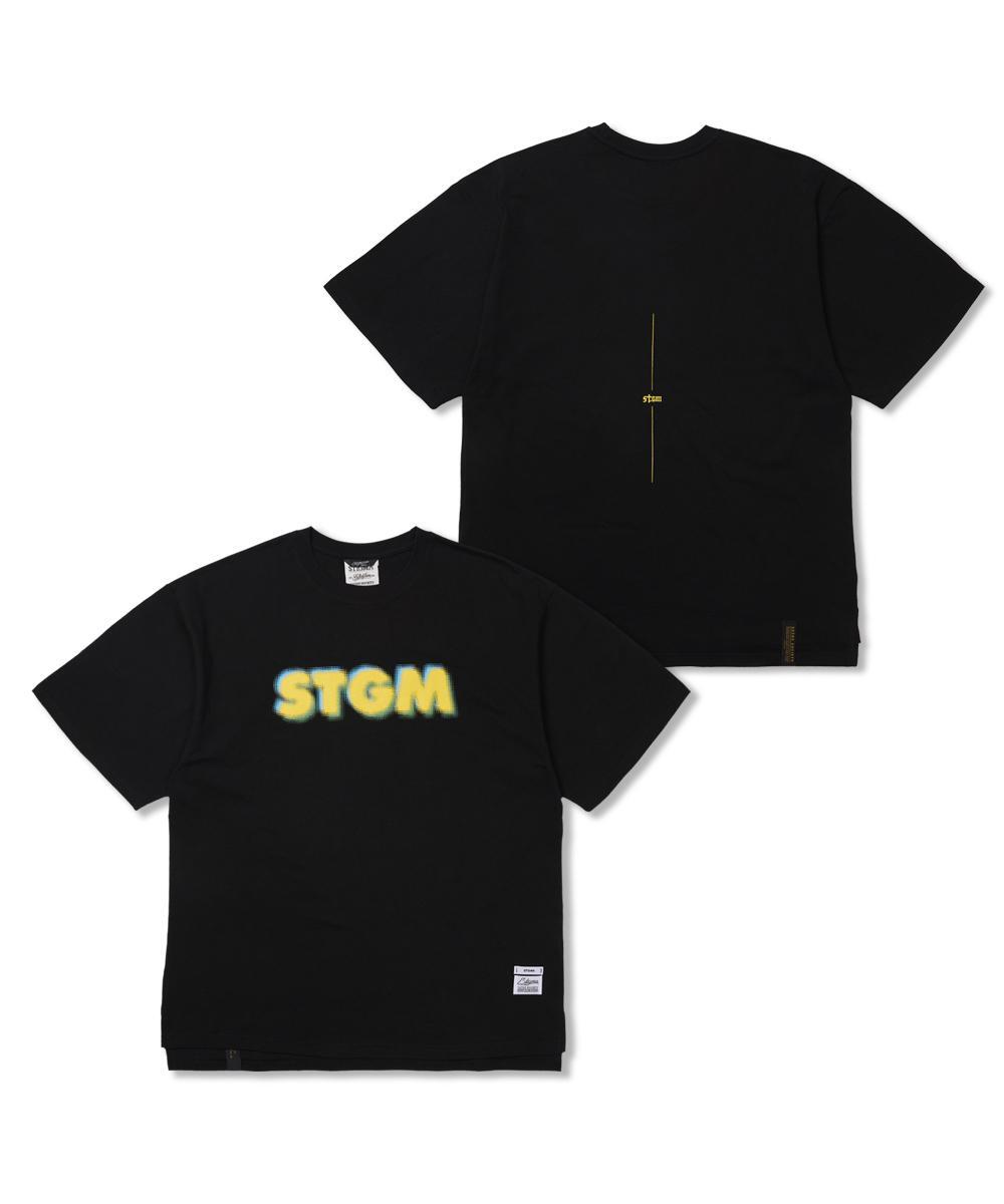 STIGMA스티그마 Harf Tone Oversized Short Sleeves T-Shirts Black