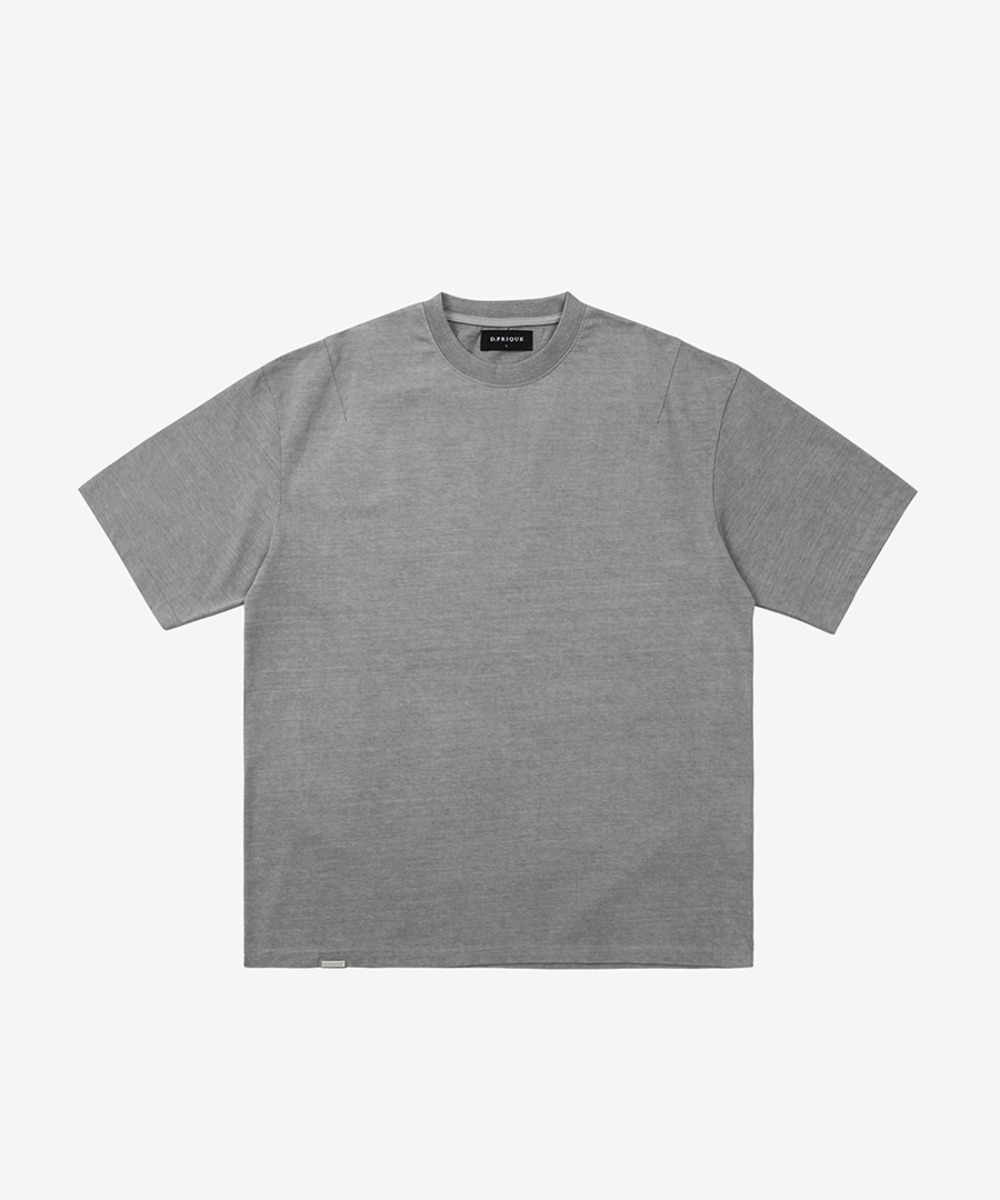 DPRIQUE디프리크 [4/19 출고] Classic Cotton T-Shirt - Washed Grey