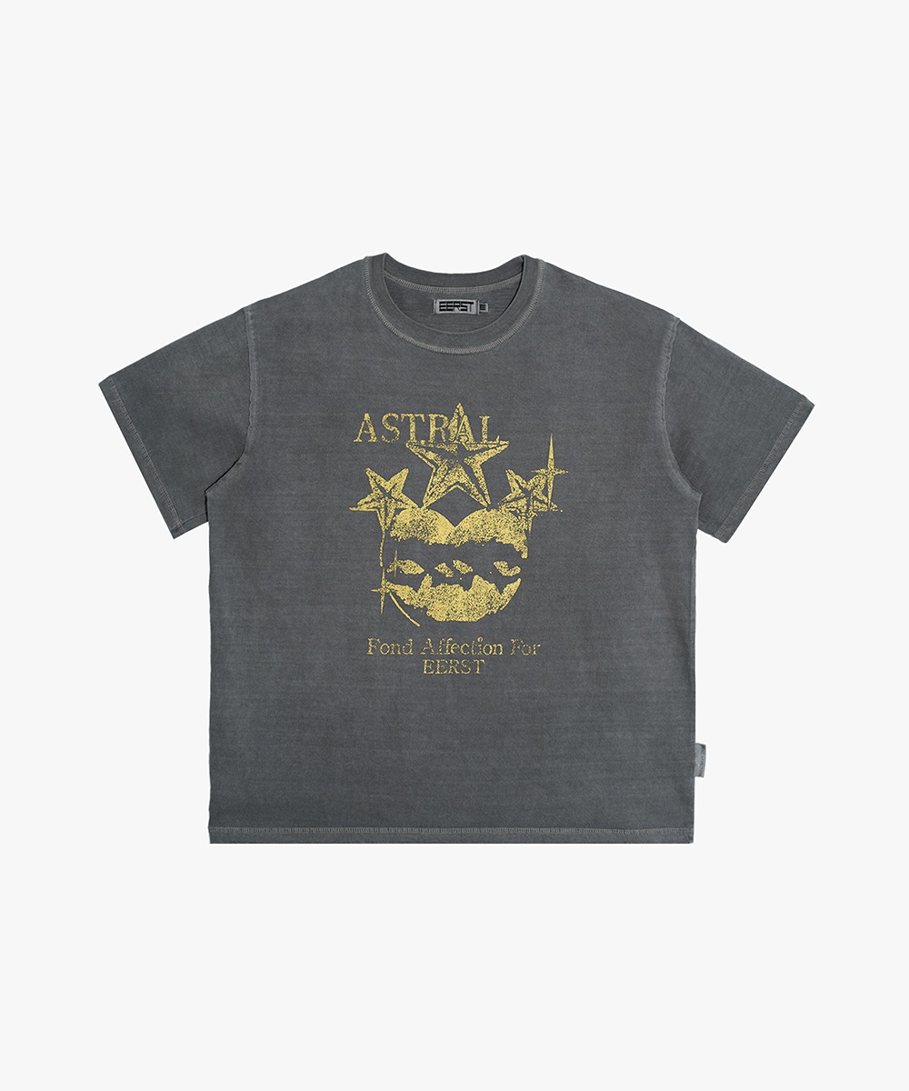 EERST이어스트 Astral T-shirt [Washed Charcoal]
