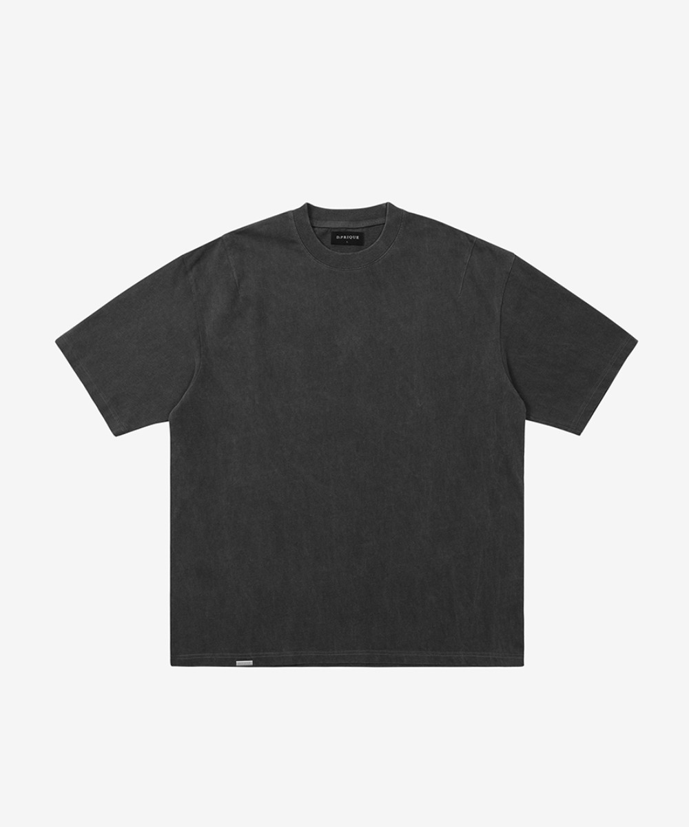 DPRIQUE디프리크 [4/19 출고] Classic Cotton T-Shirt - Washed Black