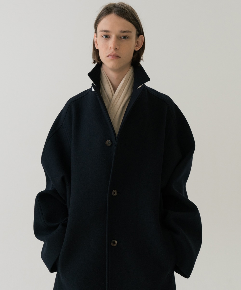 LE17SEPTEMBRE HOMME르917옴므 917 Oversized Wool Coat Navy