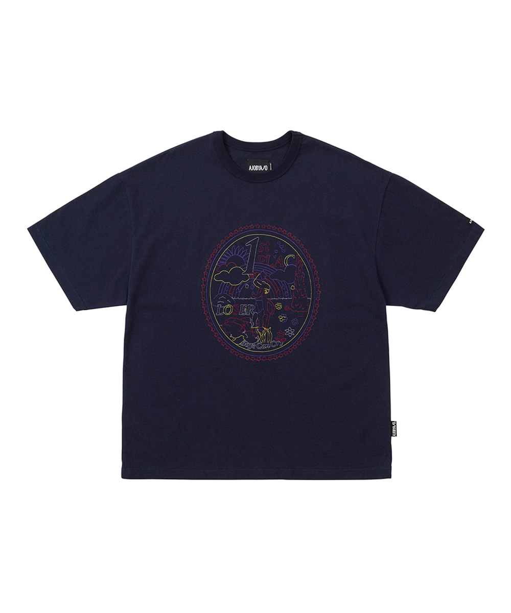 AJO BY AJO아조바이아조 1st Place Loser T-Shirt [Navy]