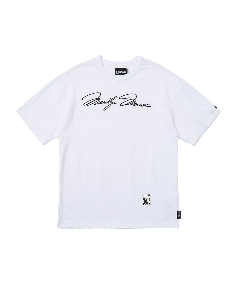 AJO BY AJO아조바이아조 MM Signature T-Shirt [WHITE]