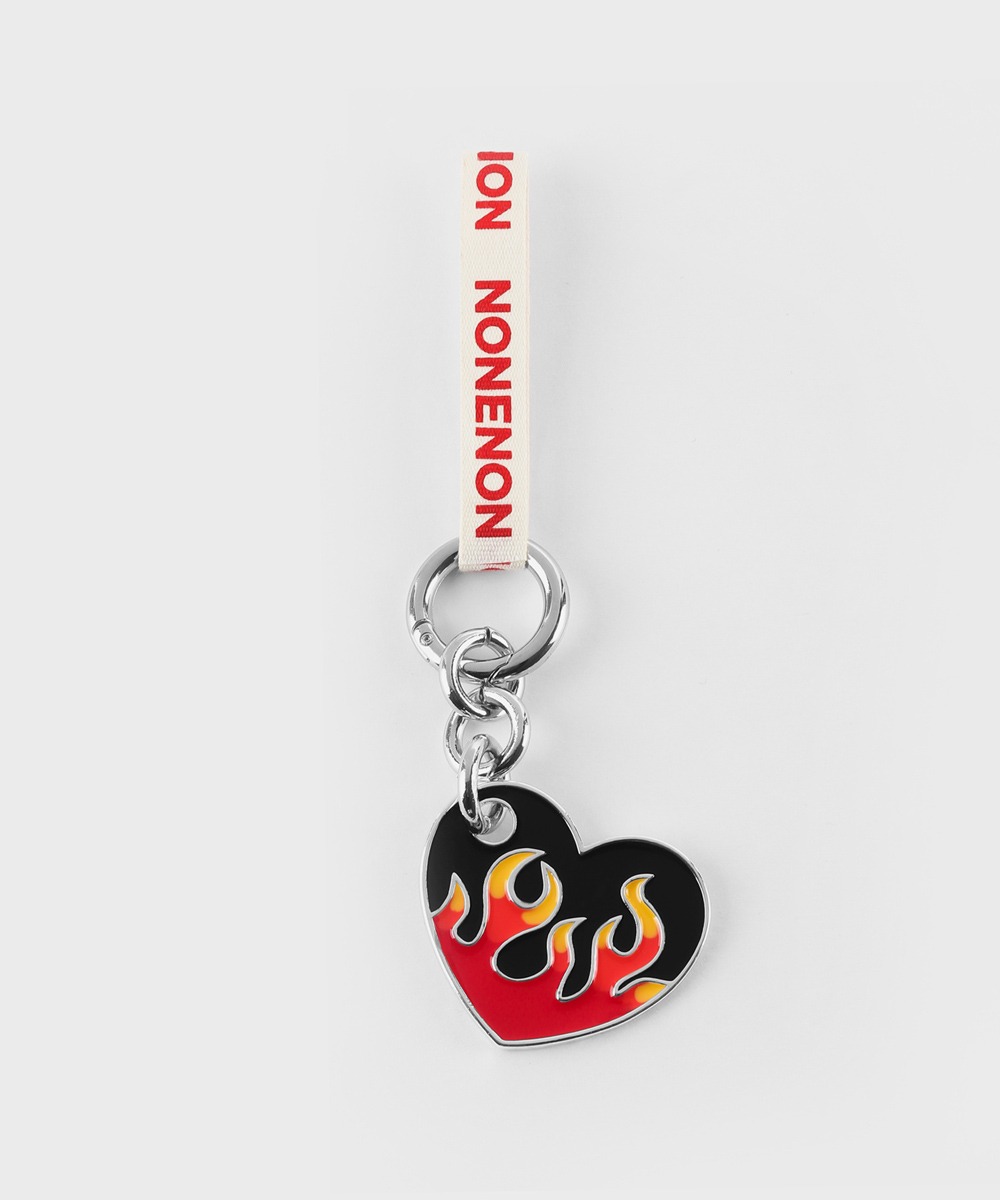Nonenon논논 FLAME LOVE KEYRING(RED)_S