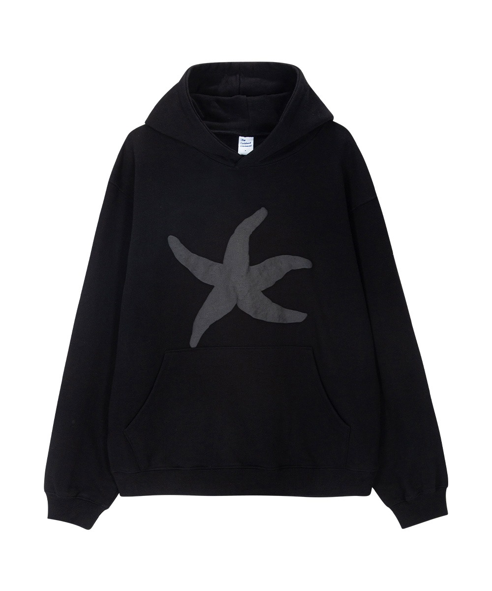 THE COLDEST MOMENT더콜디스트모먼트 TCM starfish hoodie (black) (10/11 예약배송)