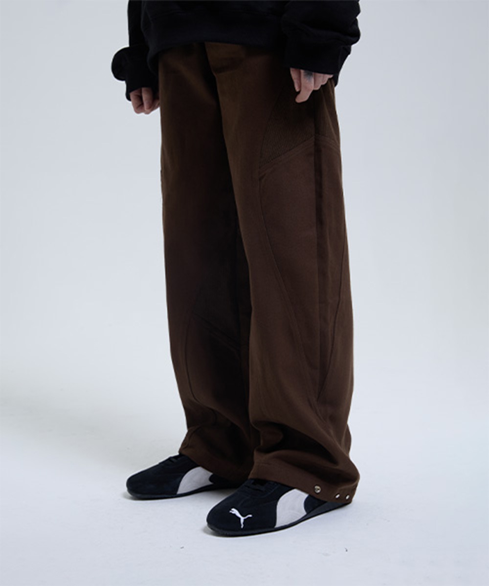 THE COLDEST MOMENT더콜디스트모먼트 TCM line pants (brown)