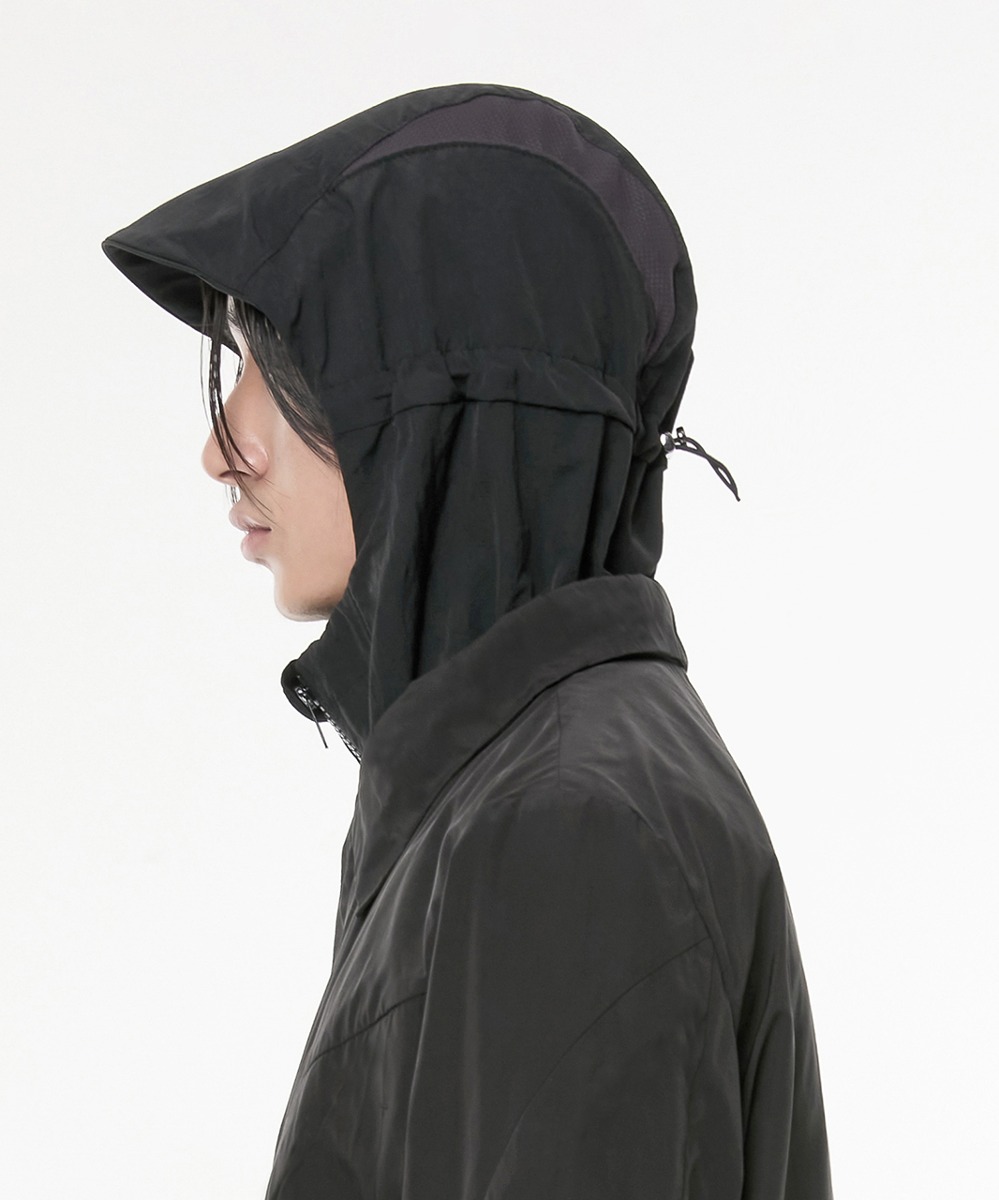 FLARE UP플레어업 Utility Hooded Vest (FL-045_Black)